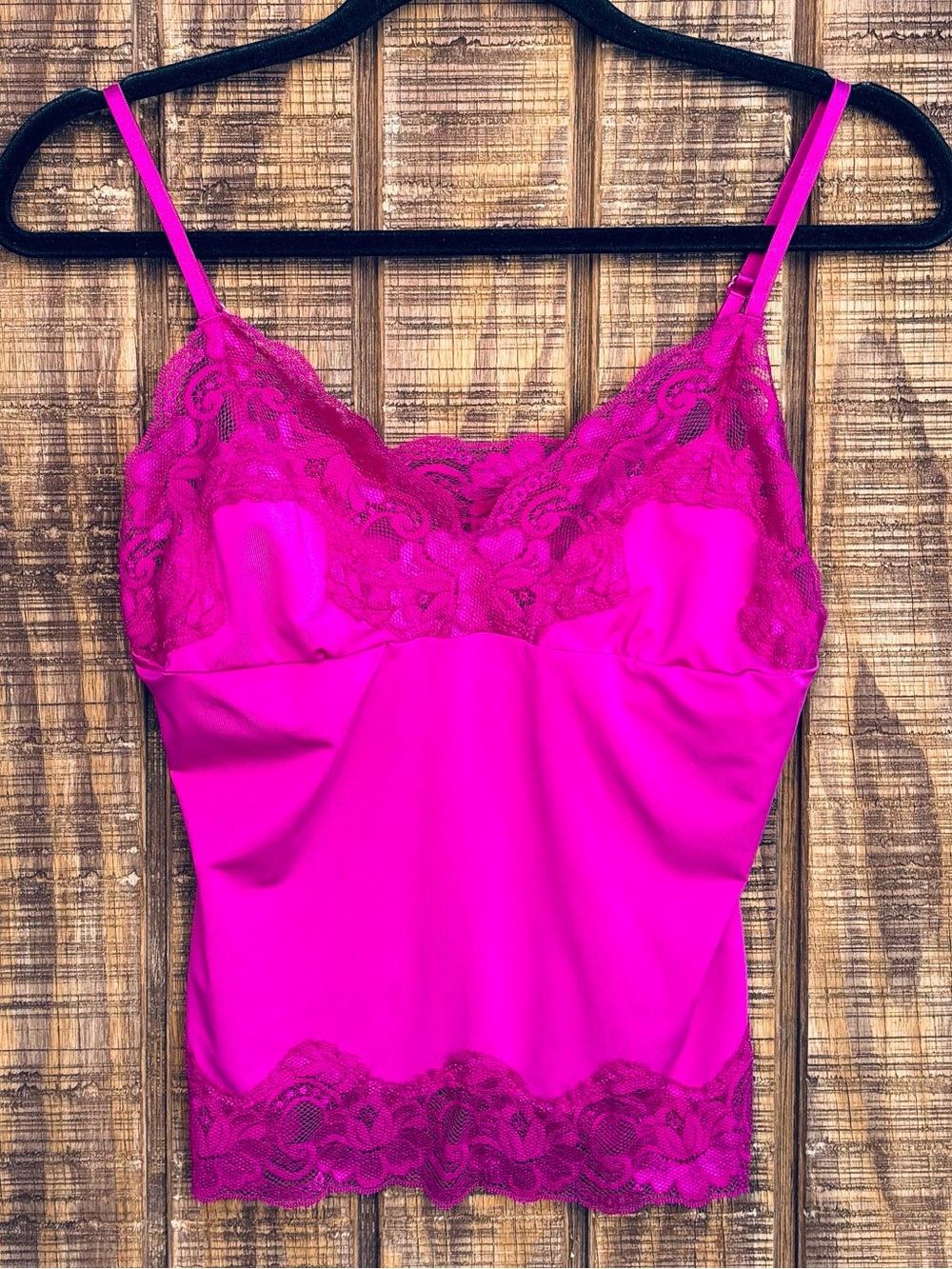 Fredericks Of Hollywood Bright Purple Lace Camisole